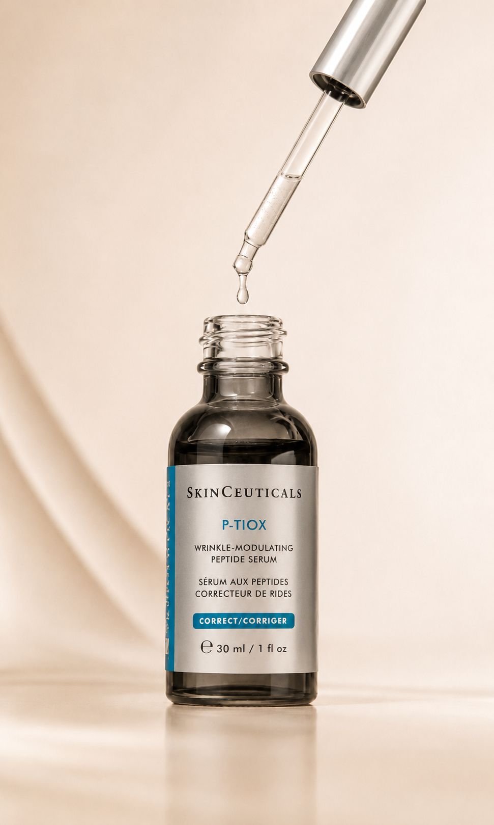 Cinematic P-TIOX serum application